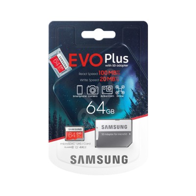 Paměťová karta Samsung micro SDXC Evo Plus 64GB